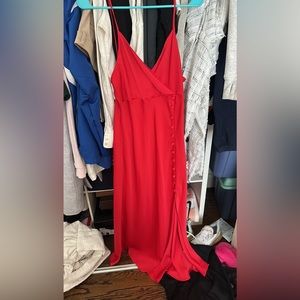 Red Zara dress